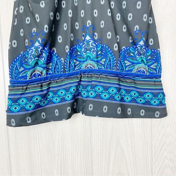 Athleta | Tic Tac Toe Mandala Print Racerback Support Tank Top Size Medium - Picture 8 of 10